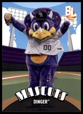 Dinger 2024 Topps Big League Mascots #M-10 Colorado Rockies - Baseball Card Single