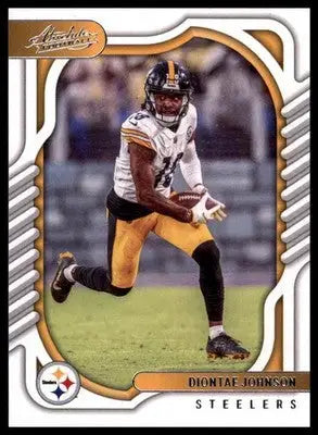 Diontae Johnson 2022 Panini Absolute #92 Pittsburgh Steelers - Football Card Single