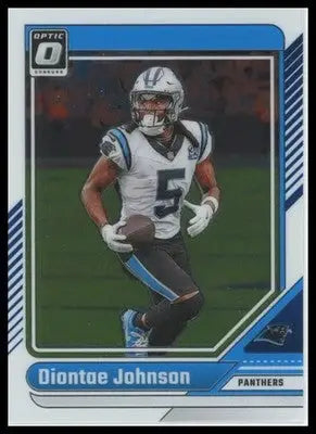 Diontae Johnson 2024 Donruss Optic #30 Carolina Panthers