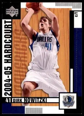 Dirk Nowitzki 2004-05 Upper Deck Hardcourt #17 Dallas Mavericks - Basketball Card Single