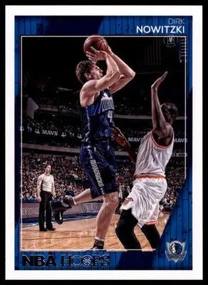Dirk Nowitzki 2016-17 Hoops #80 Dallas Mavericks - Basketball Card Single