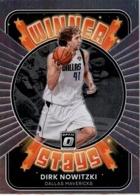 Dirk Nowitzki - 2021-22 Donruss Optic - #20 - Winner Stays Basketball - Basketball Card Single