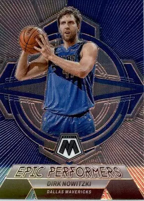 Dirk Nowitzki - 2022-23 Panini Mosaic - #12 - Epic Performers Mosaic Basketball - Basketball Card Single