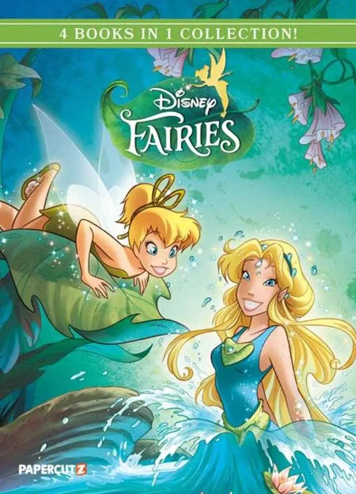 Disney Fairies book collection featuring Tinker Bell in the Disney Fairies 4in1 Graphic Novel Volume 01