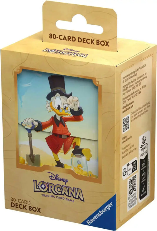 Disney Lorcana: Into the Inklands - Deck Box (Scrooge McDuck - Lorcana Card Box