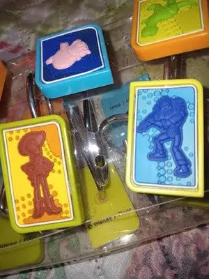 Disney Pixar Toy Story Shower Curtain Hooks Set of 12 Woody Buzz Rex Ham Kids - Entertainment Memorabilia
