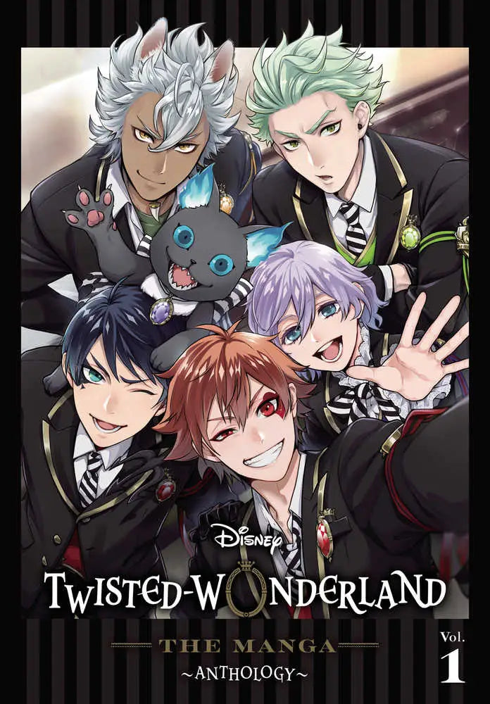 Disney Twisted Wonderland manga anthology graphic novel cover featuring twisted wonderland characters