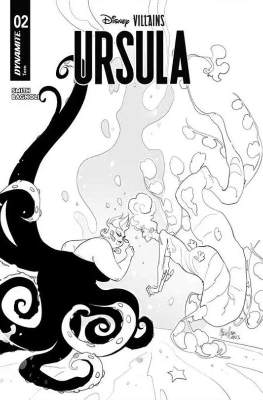 Disney Villains Ursula #2 Cover M Mirka Andolfo Line Art Variant - Back Issues