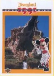 Cartoon mouse character by rocky mountain in Disneyland Complete 5 Card Promo Set