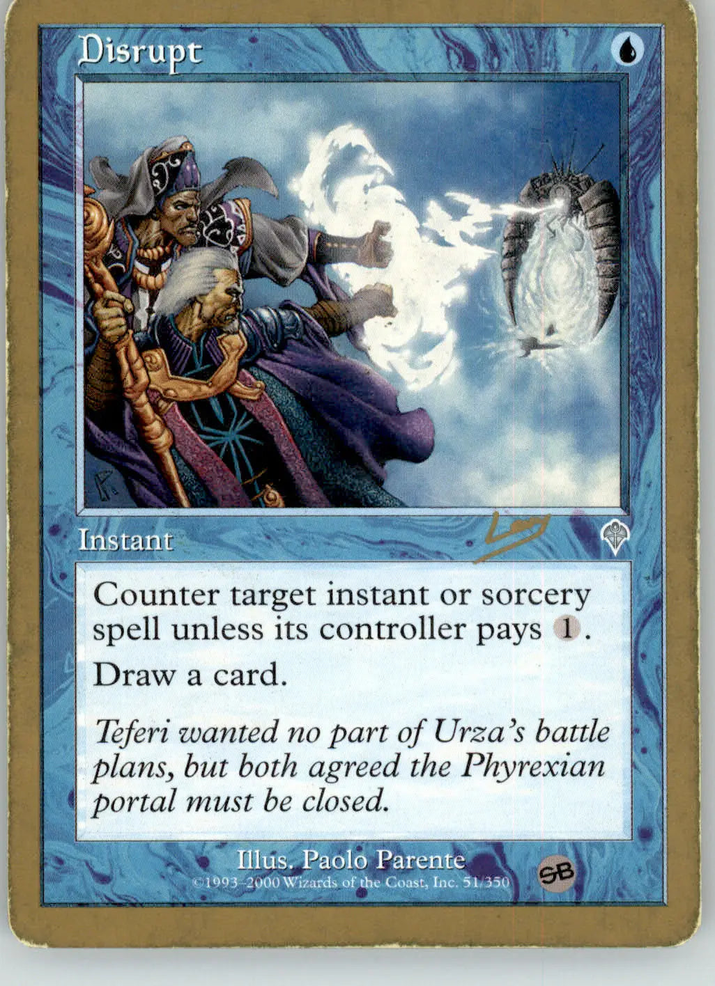 Disrupt - 2002 Raphael Levy (INV) (SB) - World Championship Decks - HP Magic