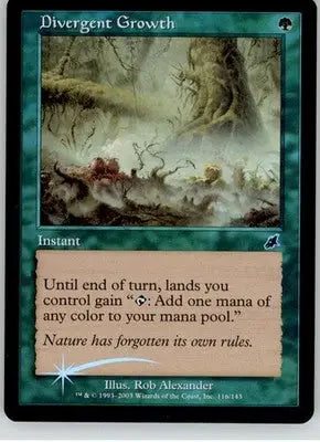 Divergent Growth - Scourge - 116 - Foil LP Magic: The Gathering - Magic Card Single