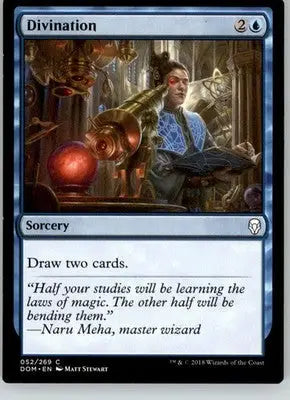 Divination - Dominaria - 52 - MP Magic: The Gathering - Magic Card Single