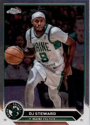 DJ Steward - 2023-24 Topps G-League - #46 - League - Chrome Basketball - Basketball Card Single