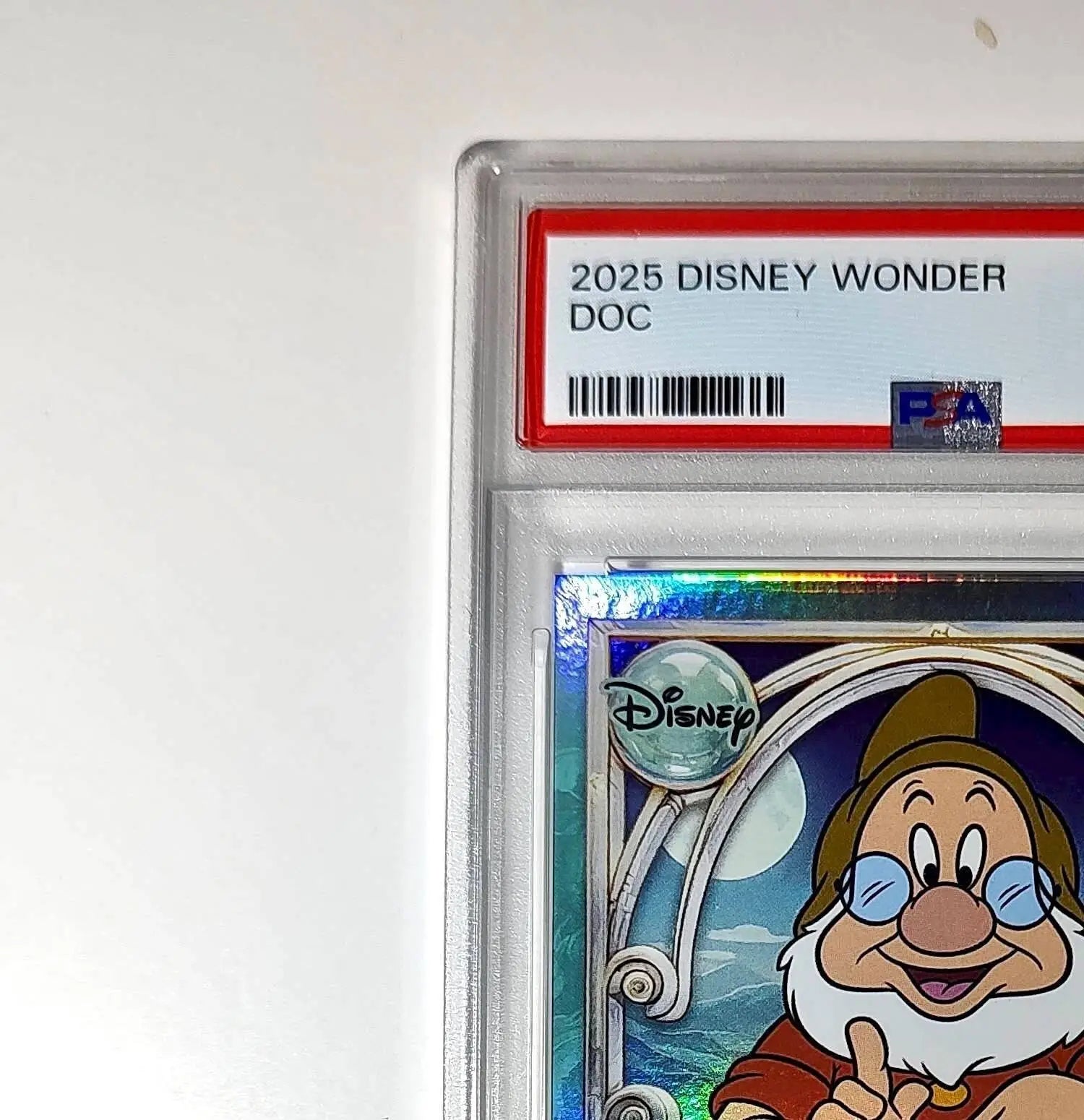 Doc 2025 Topps Disney #101 Diamond Card Snow White and the Seven Dwarfs PSA 8 - Non-Sports Card Single