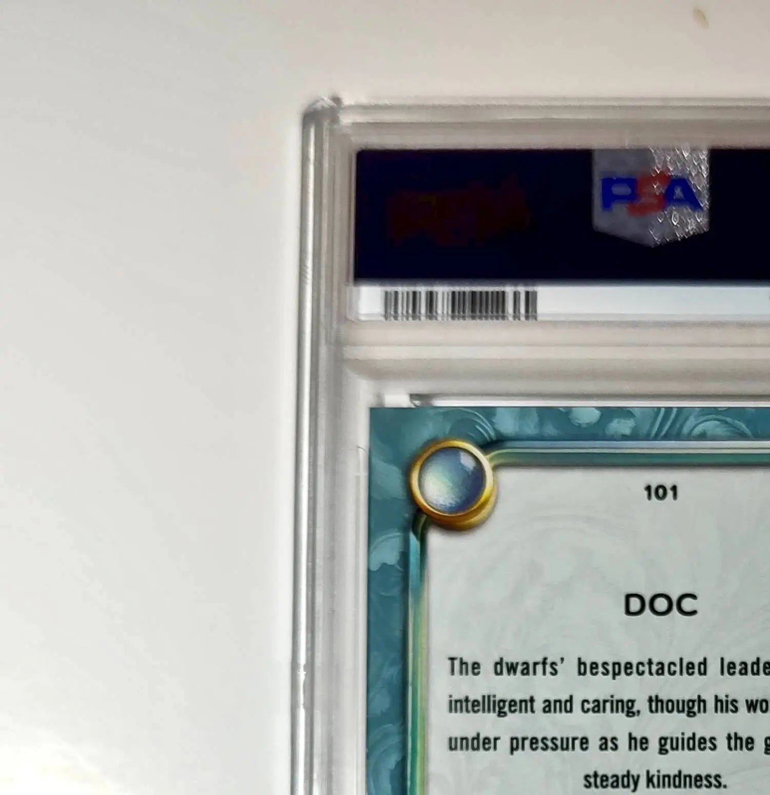 Doc 2025 Topps Disney #101 Diamond Card Snow White and the Seven Dwarfs PSA 8 - Non-Sports Card Single