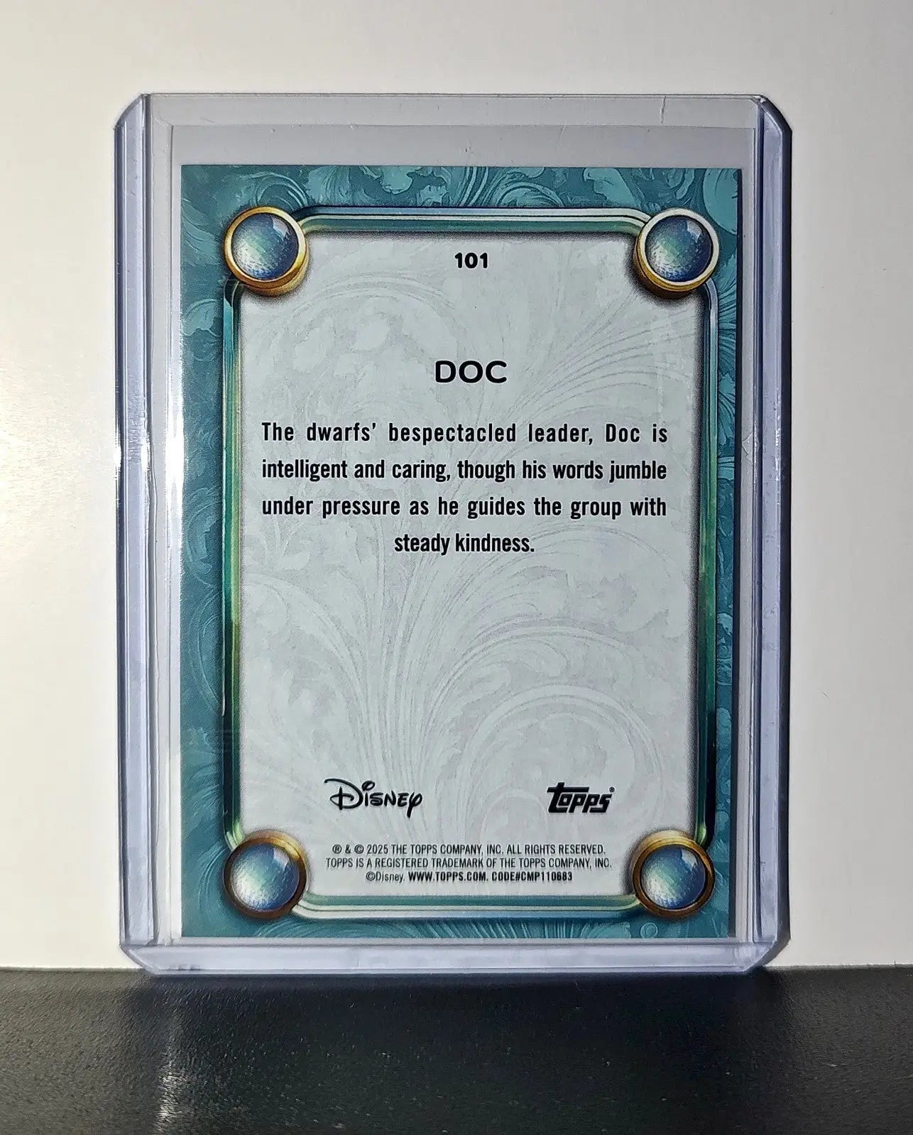 Doc 2025 Topps Disney Wonder #101 Diamond Card Snow White and the Seven Dwarfs