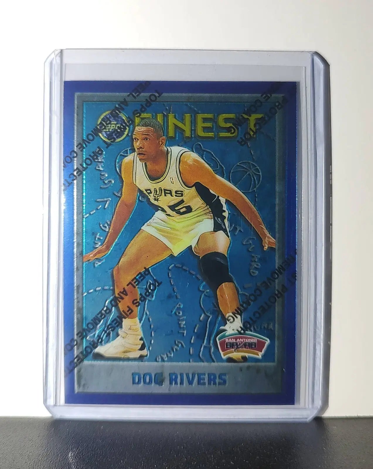 Doc Rivers 1995-96 Topps Finest NBA #212 Card San Antonio Spurs