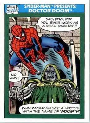 Doctor Doom - Marvel 1990 Universe - 150 - Base NM - Marvel Card Single