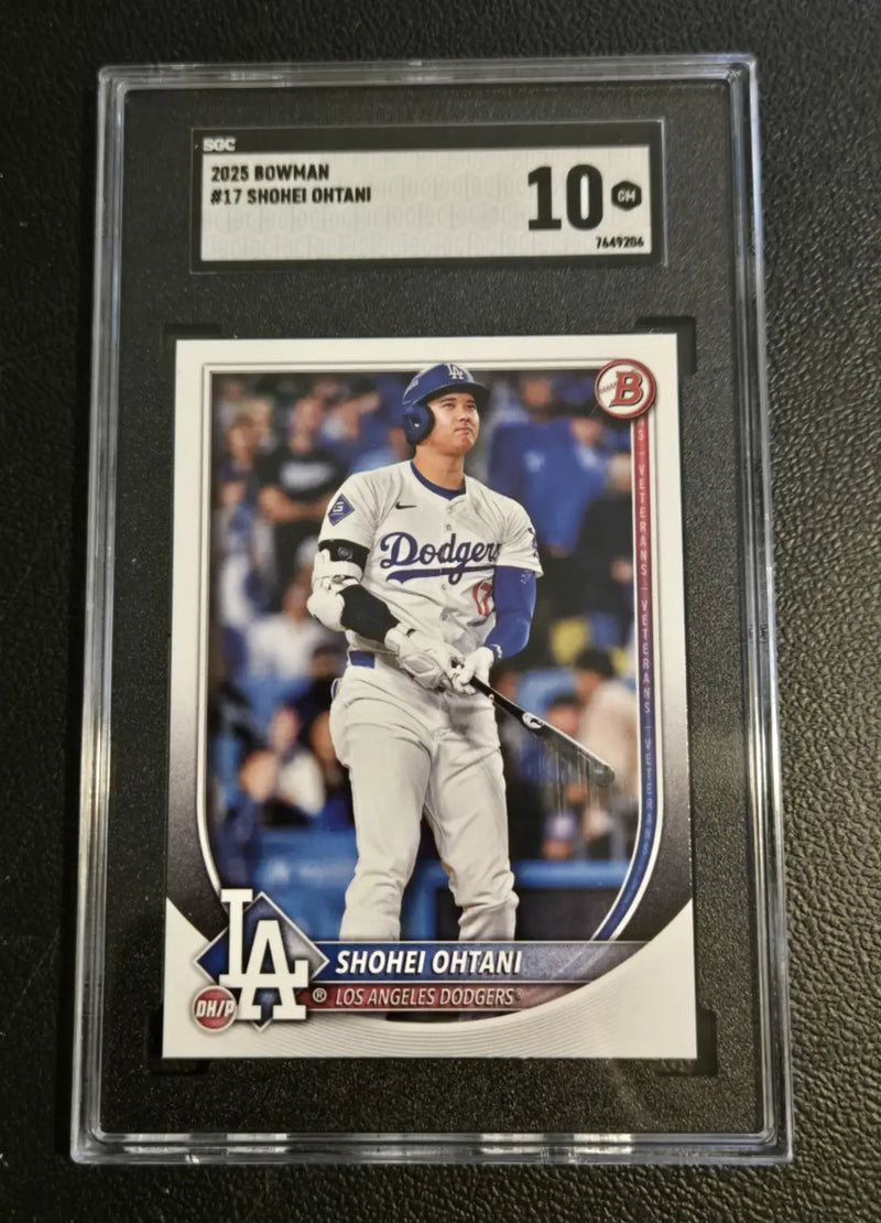 Dodgers Lot Ohtani SGC 10 + Roki Sasaki RC SGC 9.5 & New Era 9FIFTY Snapback - Collectibles