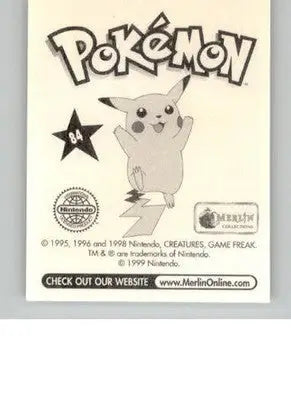 Doduo - 1999 Merlin Pokemon Stickers - #84 - Non_sport - Non-Sports Card Single