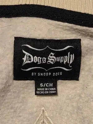 Dogg Supply Varsity Jacket Mens S Bandana Paisley Black White Snoop Dogg Logo - Apparel
