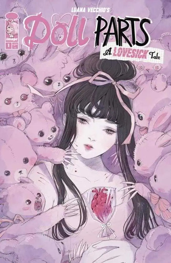 Comic book cover of Doll Parts A Lovesick Tale #1 featuring Jessica Cioffi Variant