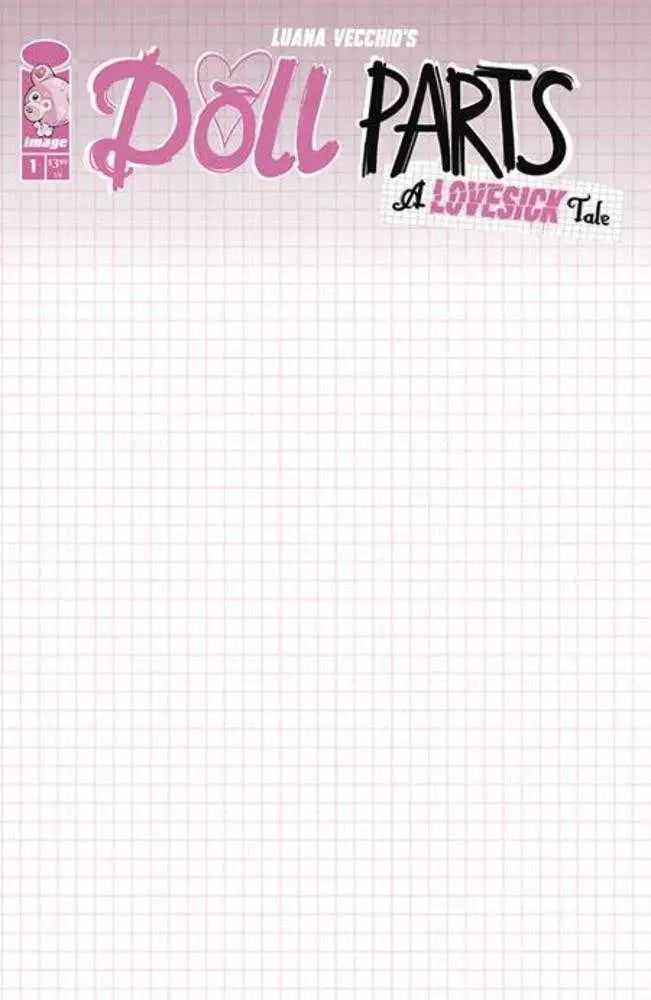 Comic book cover of Doll Parts A Lovesick Tale by Luana Vecchio featuring Russ Manning art