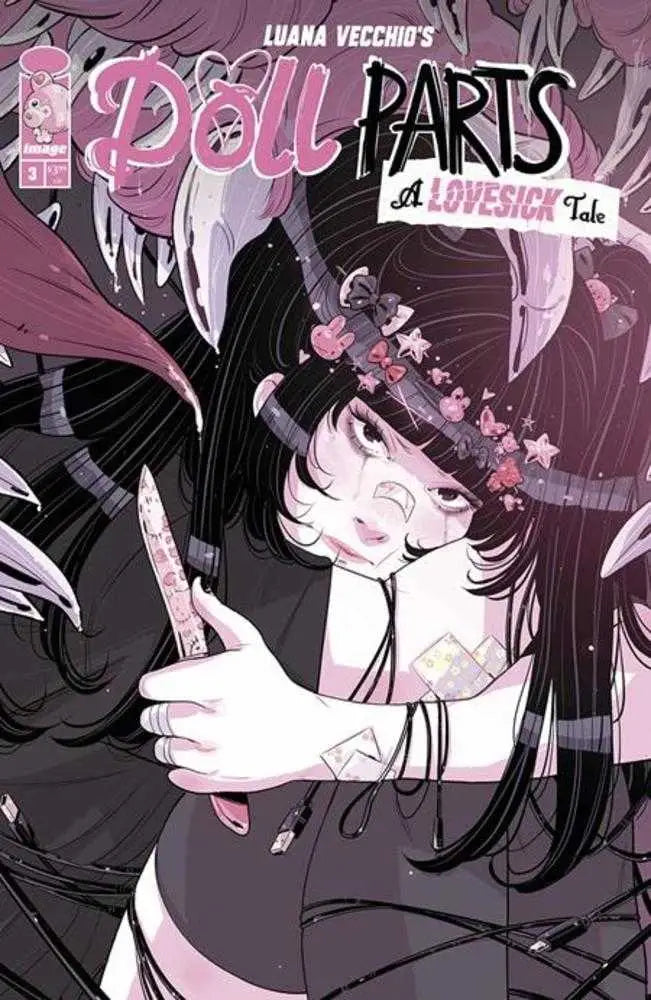 Comic book cover B Luana Doll Parts Lovesick Tale #3 Knife Variant Mature