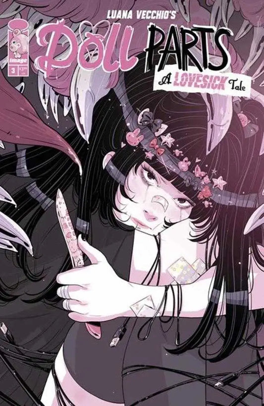 Comic book cover B Luana Doll Parts Lovesick Tale #3 Knife Variant Mature