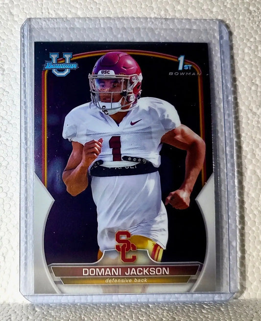 Domani Jackson 2022 Topps 1st Bowman U Football #91 Card USC - Football Card Single