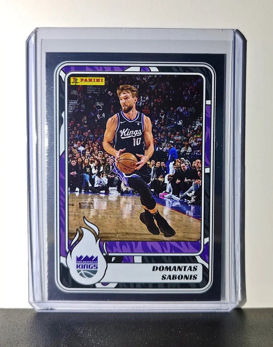 Domantas Sabonis 2024-25 Panini NBA #11 Foil Sticker Card Sacramento Kings - Basketball Card Single