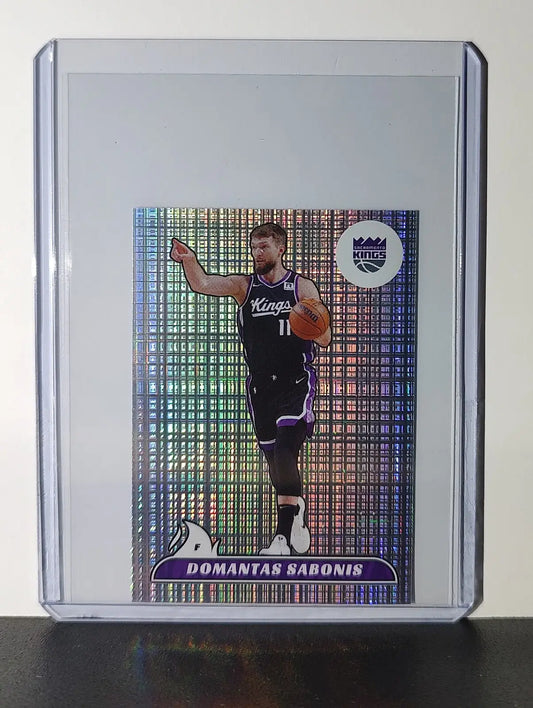 Domantas Sabonis 2024-25 Panini NBA #461 Foil Sticker Card Sacramento Kings - Basketball Card Single