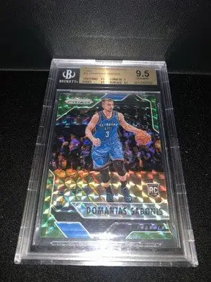 DOMANTAS SABONIS RC 2016-17 PANINI PRIZM MOSAIC CAMO #19/25 BGS 9.5 - Basketball Card Single