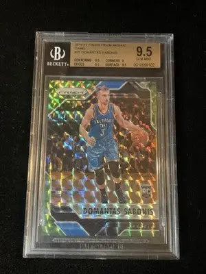 DOMANTAS SABONIS RC 2016-17 PANINI PRIZM MOSAIC CAMO #19/25 BGS 9.5 - Basketball Card Single