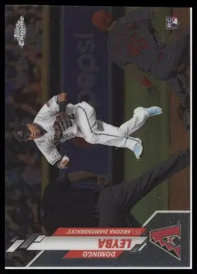 Domingo Leyba Rookie 2020 Topps Chrome #10 Arizona Diamondbacks - Baseball Card Single