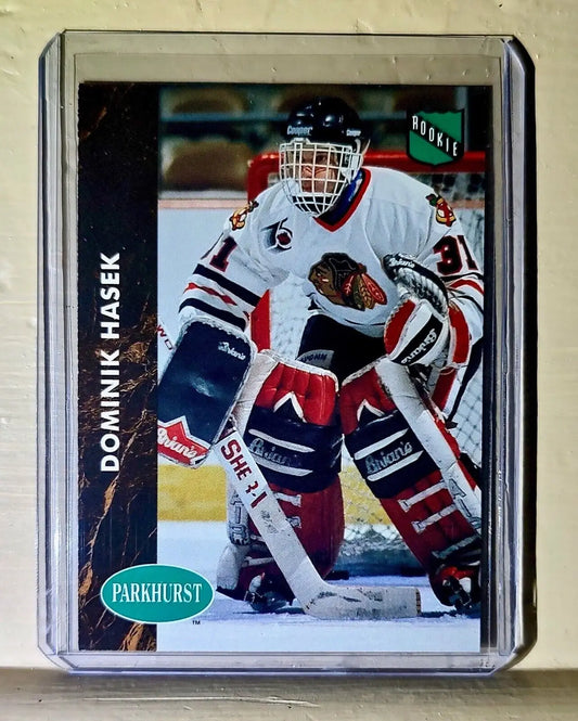 Dominik Hasek 1991-92 Pro Set Parkhurst #263 Hockey Card Chicago BlackHawks - Hockey Card Single