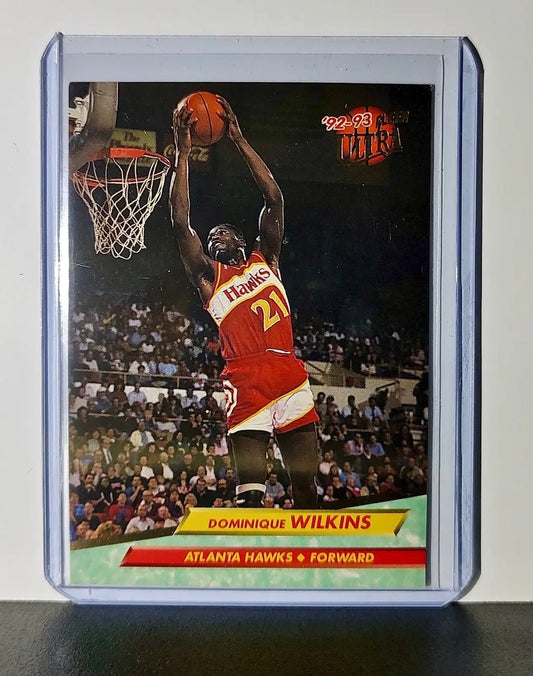 Dominique Wilkins 1992-93 Fleer Ultra NBA #6 Card Atlanta Hawks - Basketball Card Single