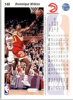 Dominique Wilkins - 1992-93 Upper Deck - #148b - Basketball - Basketball Card Single