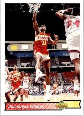 Dominique Wilkins - 1992-93 Upper Deck - #148b - Basketball - Basketball Card Single