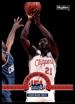 Dominique Wilkins 1994 SkyBox USA #35 USA - Basketball Card Single