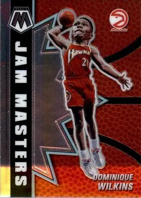 Dominique Wilkins - 2020-21 Panini Mosaic - #13 - Jam Masters Basketball - Basketball Card Single
