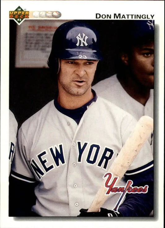 Don Mattingly 1992 Upper Deck MLB #356 Baseball Card New York Yankees - Baseball Card Single