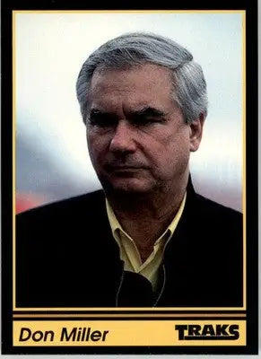 Don Miller - 1991 Traks - #39 - RC Racing - Racing Card Single