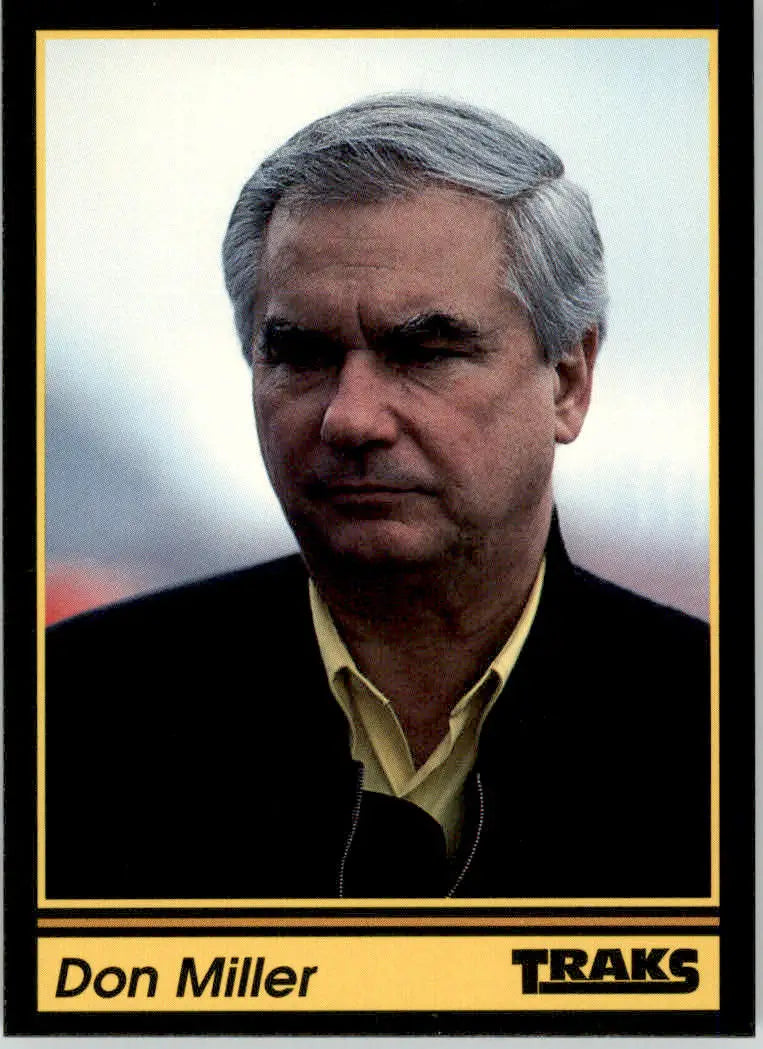 Don Miller - 1991 Traks - #39 - RC Racing - Racing Card Single