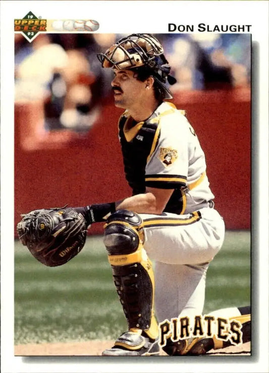 Don Slaught 1992 Upper Deck MLB #540 Baseball Card Pittsburgh Pirates - Baseball Card Single