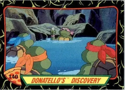 Donatello’s Discovery - 1989 Topps Teenage Mutant Ninja Turtles - #140 - Non-Sports Card Single
