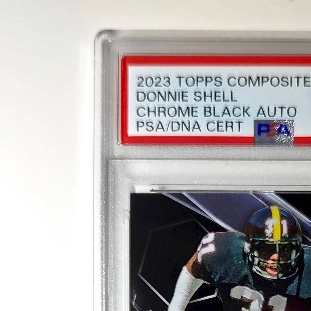 Donnie Shell 2023 Topps Chrome Black #TCBA-DSH PSA 9 Auto 10 - Football Card Single