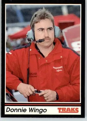 Donnie Wingo - 1991 Traks - #86 - RC Racing - Racing Card Single