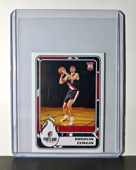 Donovan Clingan Rookie 2024-25 Panini NBA #447 Sticker Portland Trail Blazers - Basketball Card Single