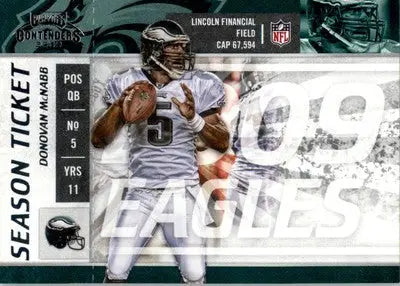 Donovan McNabb - 2009 Playoff Contenders - #75 - Football - Football Card Single